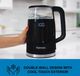 Kenmore® 1.7L Black Double-Walled Glass Electric Kettle-3