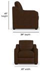 Flexsteel® Hudson Woodland Leather Chair-4