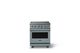 Viking® 5 Series 30" Novembery Sky Pro Style Electric Range with Polished Chrome Trim-0
