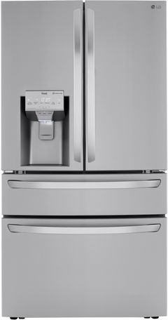 LG 36 in. 30.0 Cu. Ft. Stainless Steel French Door Refrigerator with CraftIce™