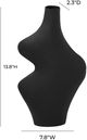 TOV Furniture Tarri Black Steel Vase-2
