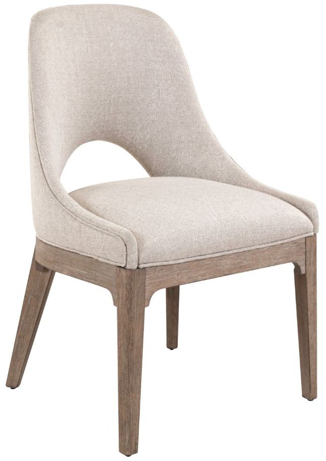 Liberty Furniture South Bend Burnished Clay/Gravel Upholstered Dining Side Chair-0