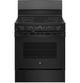 GE® 30" Black Freestanding Electric Range-0