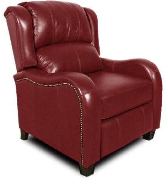 England Furniture Customizable Leonard Leather Recliner-1