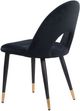 Zuo® Modern Menlo Black/Gold Dining Side Chair Set-3