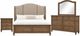 Liberty Furniture Harrison Heights 4-Piece Frosted Beige/Sienna King Bedroom Set -0