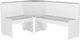 Linon Ardmore 5-Piece Gray/White Nook Set-4