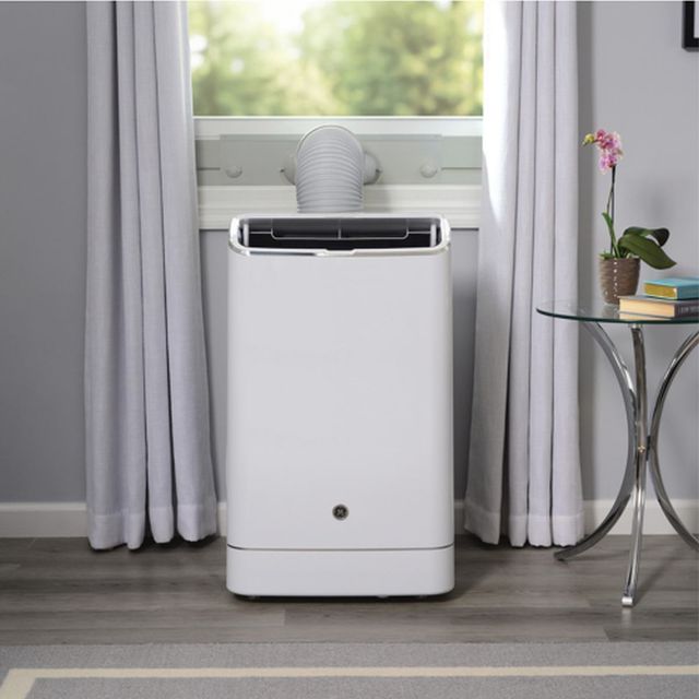 GE® 14,000 BTU's White Portable Air Conditioner-1