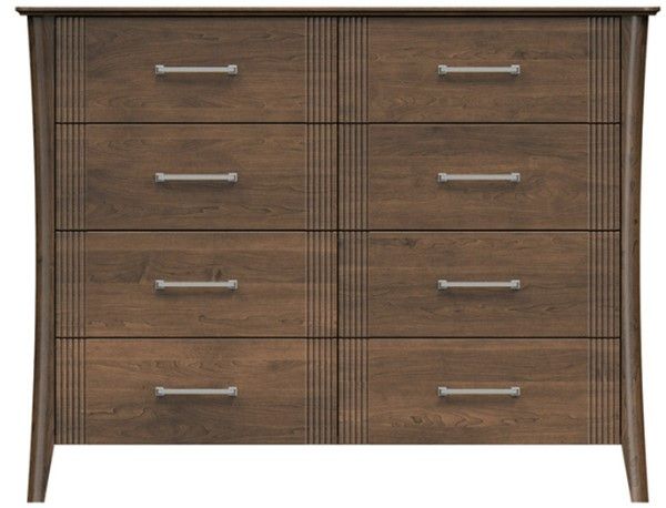 Country View Woodworking Westroom Bedroom Brown Maple 56" Dresser-0