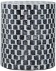 A & B Home Black/White Stool-1
