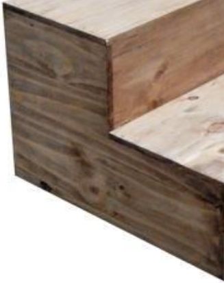 Million Dollar Rustic Brown Bed Steps-1