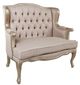 A & B Home Hudson Heritage Beige Loveseat -0