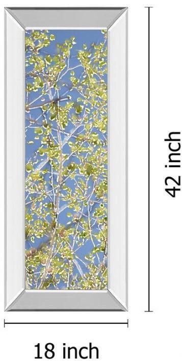 Classy Living Sharon Chandler Spring Poplars I 18" Wall Art-2