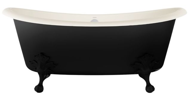 KOHLER® Artifacts™ Biscuit 66.13" X 32.5" Freestanding Bath-2