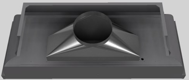 Vent-A-Hood® Designer Series 66" Gunsmoke Wall Mounted Range Hood-3