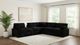 Coaster® Collins 6-Piece Black Modular Power Reclining Sectional-2