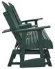 Signature Design by Ashley® Hyland Wave Green Stainless Steel Outdoor Glider Loveseat-2