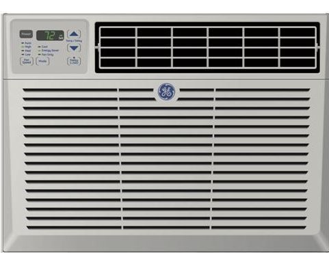 GE 115 Volt Electronic Room Air Conditioner-Gray-0