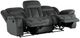 Homelegance® Laurelton Charcoal Double Manual Reclining Sofa-3