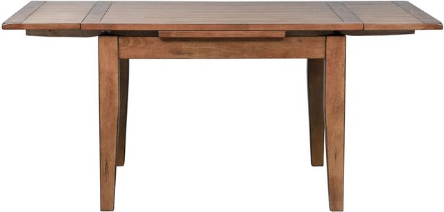 Liberty Furniture Treasures 5-Piece Rustic Black/Rustic Oak Optional Retractable Table Set-1