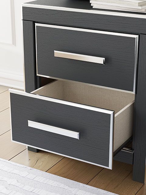 Signature Design by Ashley® Zuraleus Black Nightstand-2