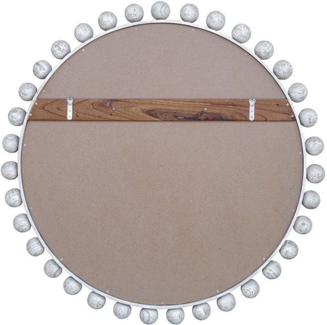 Uttermost® Cyra Aged Ivory Round Mirror-4