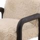 Dovetail Furniture Johnson Dark Brown/Sand Occasional Chair-4