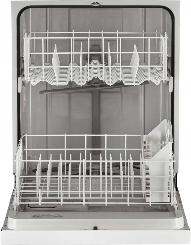 Whirlpool® 24" White Front Control Built In Dishwasher-1