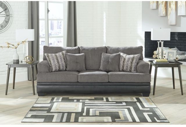 Signature Design by Ashley® Millingar Smoke Sofa-2