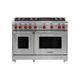 Wolf® 48" Stainless Steel Pro Style Natural Gas Range-0