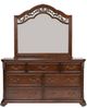 Liberty Furniture Messina Estates Cognac Dresser and Mirror-1