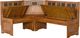 Sunny Designs™ Sedona Rustic Oak Short Bench-2
