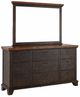 Steve Silver Co. Bear Creek Sable Dresser and Mirror Set-0