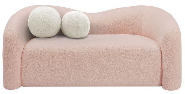 Meridian Furniture Kali Pink Loveseat-1