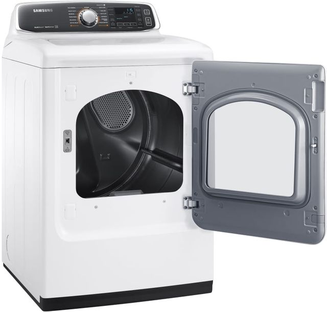 Samsung 7.4 Cu. Ft. White Front Load Gas Dryer-2