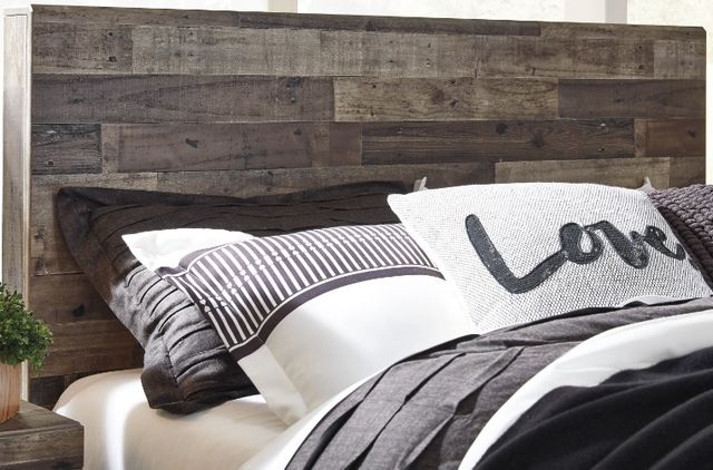 Benchcraft® Derekson 2-Piece Multi Gray King Panel Bed Bedroom Set-1