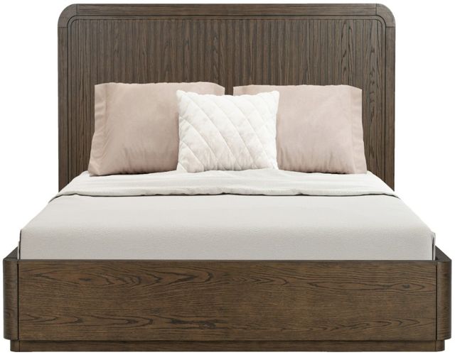 Flexsteel® Athens Chocolate Brown Queen Panel Bed-1