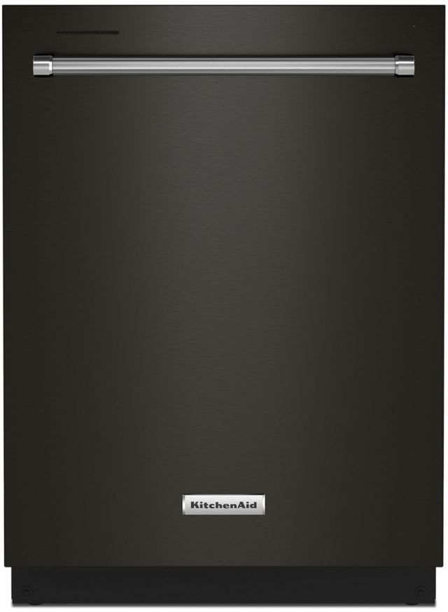 KitchenAid® 24" PrintShield™ Black Stainless Steel Top Control Built In Dishwasher