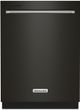 KitchenAid® 24" PrintShield™ Black Stainless Steel Top Control Built In Dishwasher-0