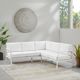 Linon Alora WhiteAluminum/Fabric Outdoor Sectional-1