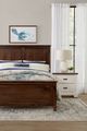 Vaughan-Bassett Lancaster County Amish Walnut King Panel Bed-2