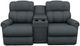 La-Z-Boy® Pinnacle Denim Manual Wall Reclining Loveseat with Console-1