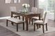 Mazin Furniture Binghampton Dark Cherry/Moonstone Dining Room Side Chair-3