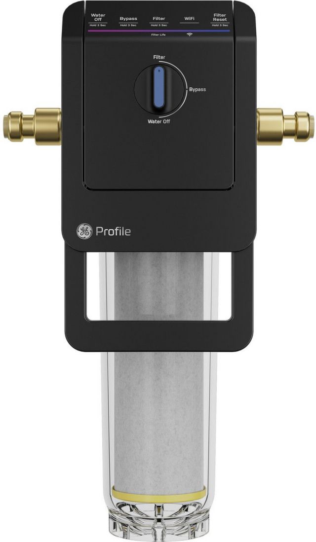 GE Profile™ Black Smart Water Valve with Integrated Filtration