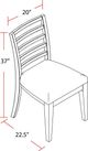 Parker House® Pure Modern Gray/Moontstone Dining Side Chair-5