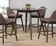 Winners Only® Santana Brown Upholstered Bar Stool-1