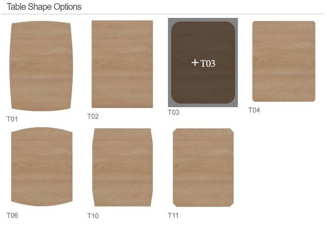 Country View Woodworking Customizable Chelsa 48" Red Oak Top Dining Table with 2-Leaves and Brown Maple Base-2