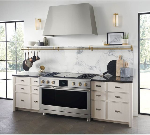 Monogram® 48" Stainless Steel Wall Mounted Range Hood-1