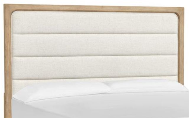 Magnussen Home® Somerset Butternut/Omari Natural King Panel Upholstered Headboard-0