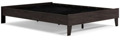 Signature Design by Ashley® Piperton Black Queen Platform Bed-2